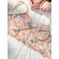 thumbnail image 2 of Champagne Floral Sexy Sheer Embroidered Lingerie Set (CHAMPAGNE, S), 2 of 5