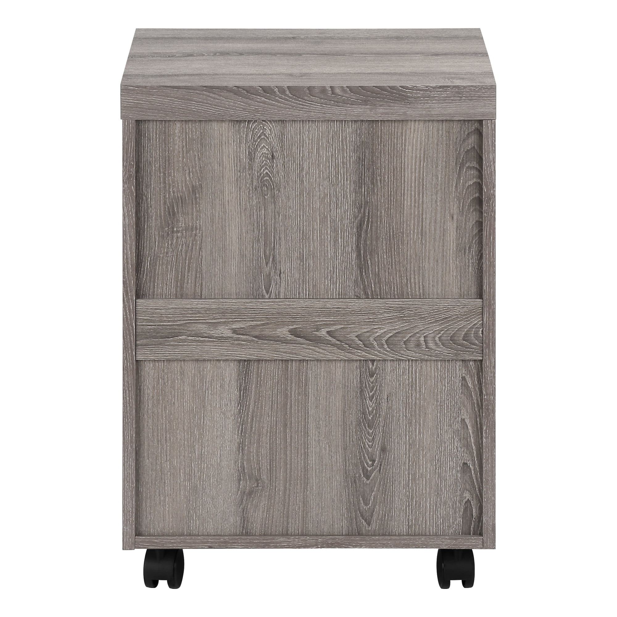 File Cabinet, Rolling Mobile, Storage Drawers, Printer Stand, Office, Work, Brown Laminate