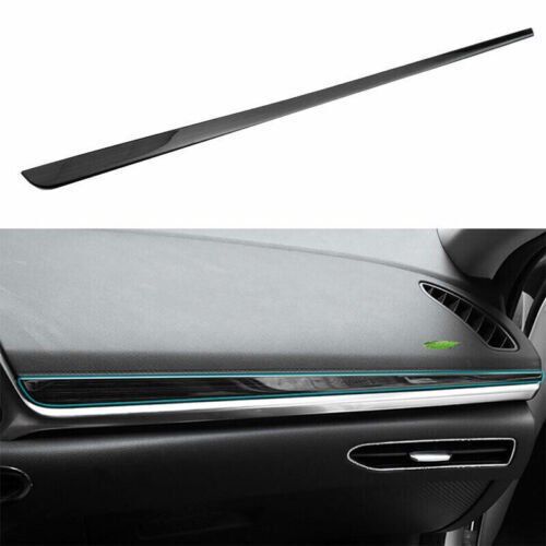 for Hyundai Sonata 2020-2023Black Steel Inner Console Dashboard Strip Cover Trim