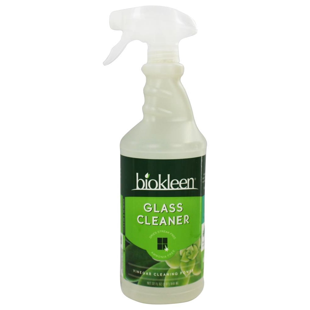 Biokleen AmoniaFree Glass Cleaner Vinegar Cleaning Power 32 oz
