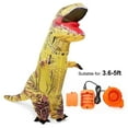 thumbnail image 2 of Inflatable Dinosaur Costume for Kids , Fancy Dinosaur Suit Blow up Full Body Dino Costume for Halloween Cosplay Party, 2 of 10