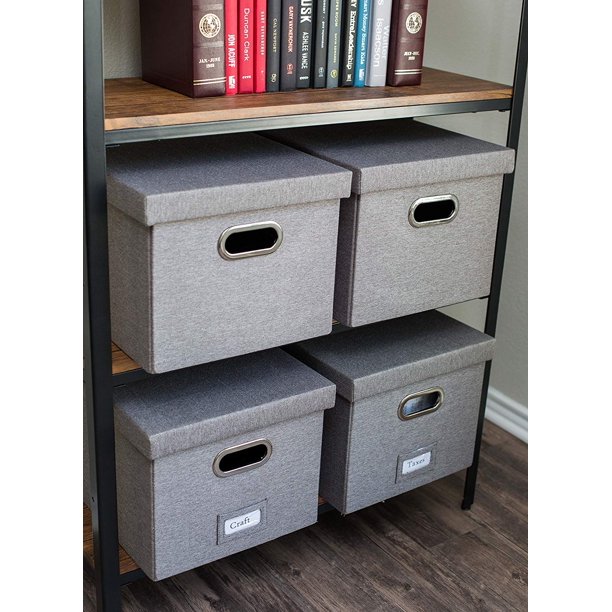 Best Collapsible File Storage Organizer Box with Lid