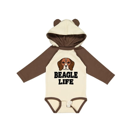 

Inktastic Beagle Life Gift Baby Boy or Baby Girl Long Sleeve Bodysuit