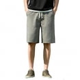 thumbnail image 4 of Pantalones Cortos de Verano para Mujeres Estilo de Ropa de Trabajo de Cintura Alta Suelta de Corte Recto con Múltiples Bolsillos, 4 of 4