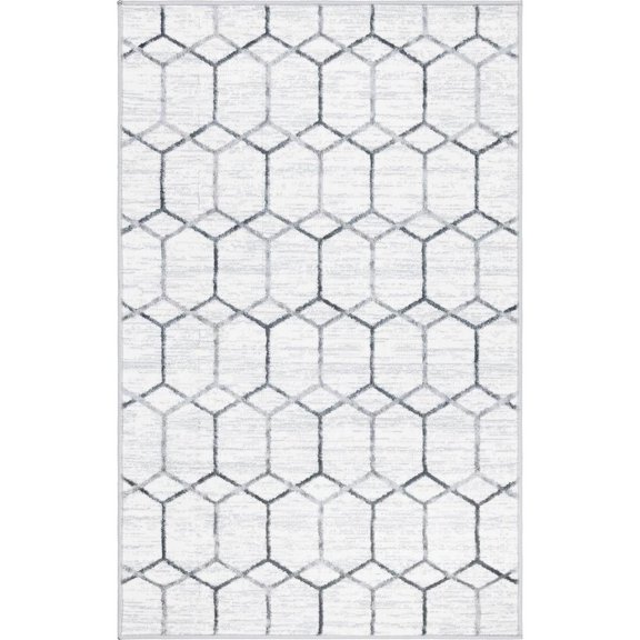 Unique Loom Rectangular 3x5 Rug in Ivory (3148909)