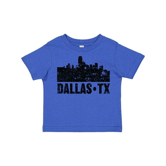 Inktastic Dallas Texas City Skyline with Grunge Boys or Girls Toddler T-Shirt