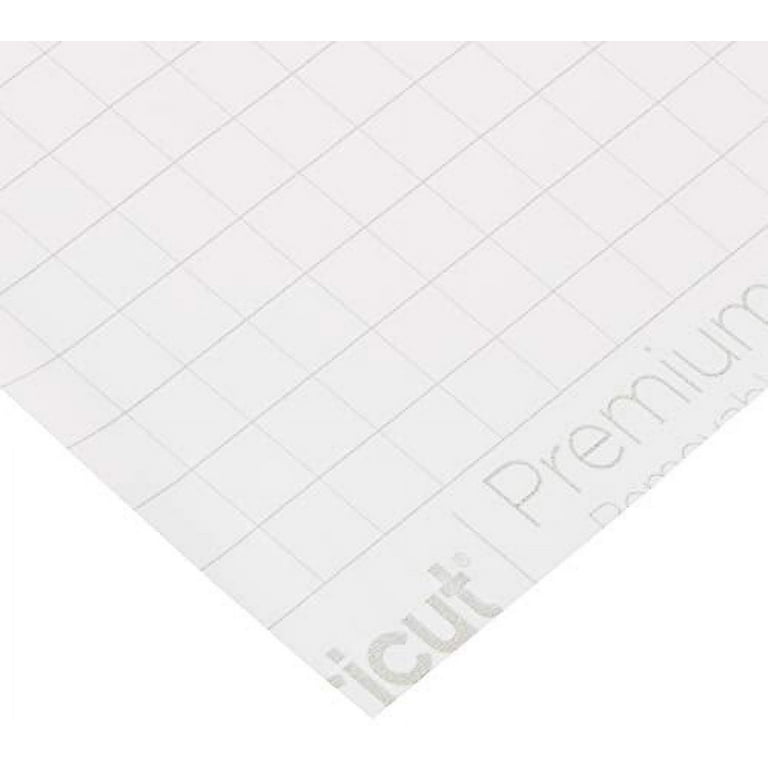 Cricut Adjustable Paper Measuring & Cutting Board White Transparent 15x6  Clear