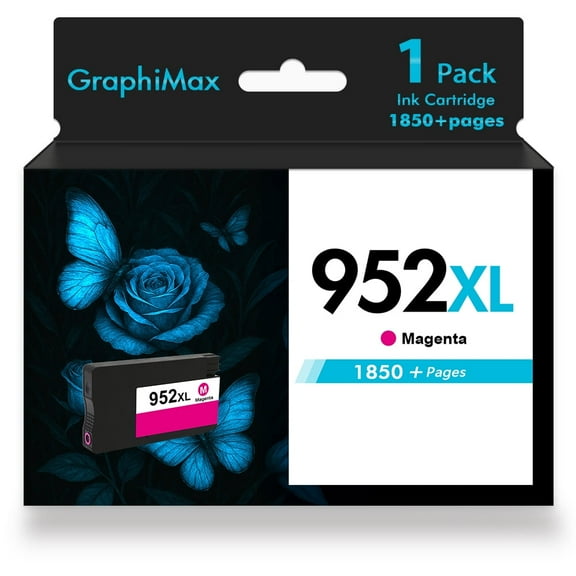 952XL Ink Cartridges Compatible for HP 952 952XL 1 Pack Color Ink for OfficeJet Pro 8710 7740 8720 8210 8715 8702 7720 8730 8740 8216 8725 8700(1 Magenta)