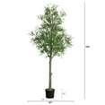 thumbnail image 3 of Nearly Natural Potted Artificial Olive Tree - 12' - Green, 3 of 9