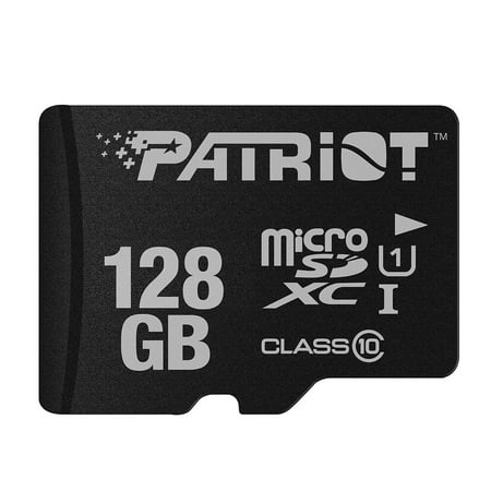 Patriot LX Series 128GB Micro SDHC Class 10 Memory Card - UHS-I U1 - 2 PK - PSF128GMDC102