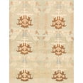thumbnail image 1 of Ahgly Company Machine Washable Indoor Rectangle Abstract Khaki Gold Area Rugs, 7' x 9', 1 of 7