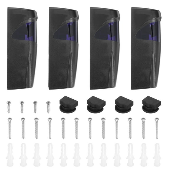 Garage Door Sensor, Wireless Lens Rotatable Infrared Gate Beam Sensor Photoelectric Anti-Theft Alarm, Photocell Detector for Window Automatic Swing Sliding Gate Opener, 2 Set