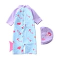 thumbnail image 4 of 6-7 T Toddler Swimsuit Girl Girls Surf Rash Guard Swimsuit Baby Sun Swimwear For Toddler, 4 of 4