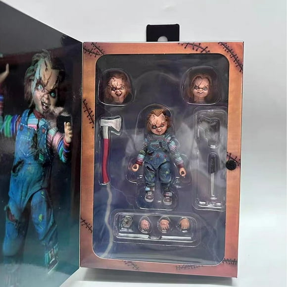 NAOJIE Bride of Chucky(Child's Play) - 7" Scale Action Figure - Ultimate Damaged Chucky - Halloween Present
