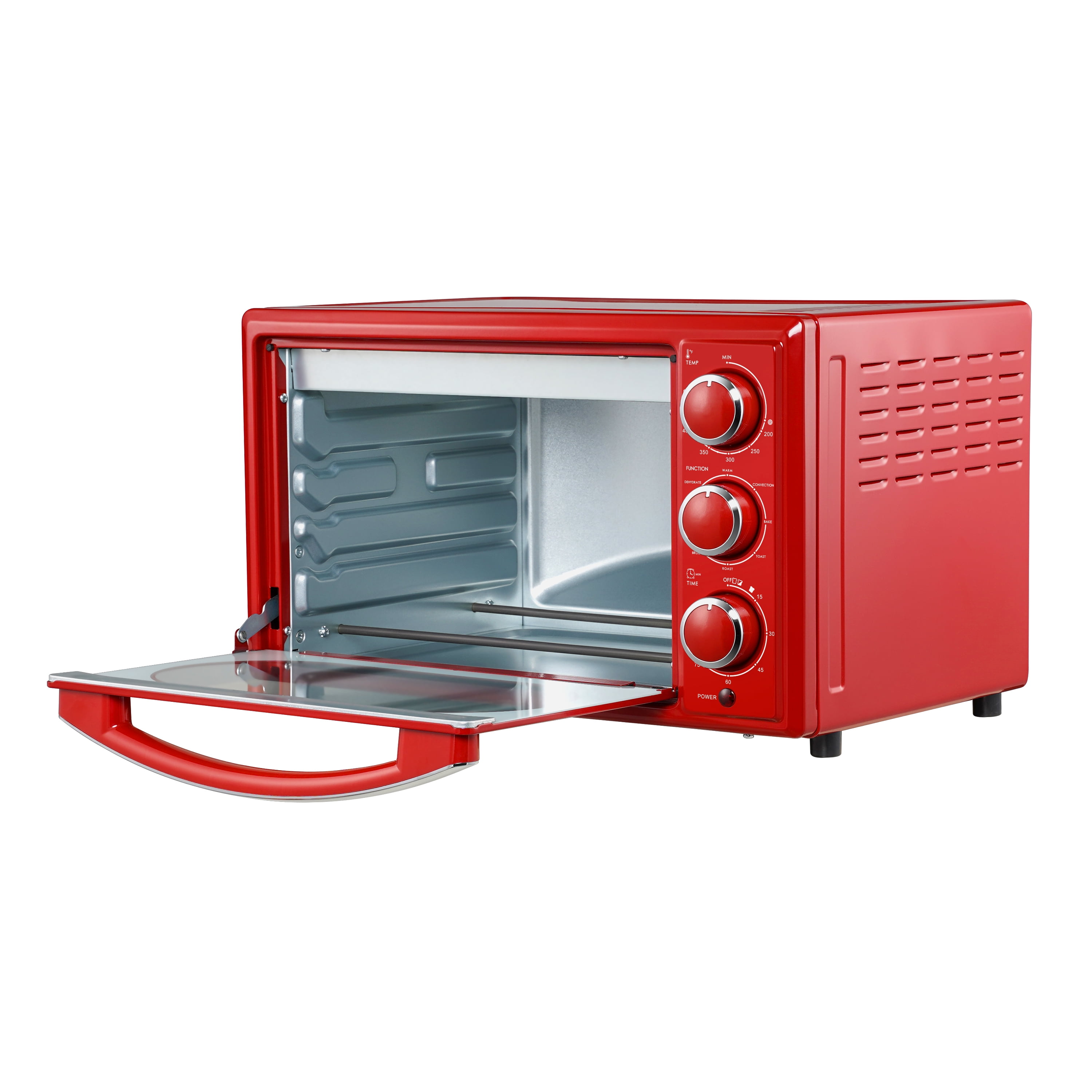 Galanz Retro French door 7-Slice Red Convection Toaster Oven with  Rotisserie (1800-Watt) in the Toaster Ovens department at