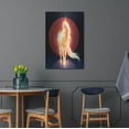 thumbnail image 4 of Luxe Metal Art 'Last Unicorn' by JoJoesArt, Metal Wall Art, 24"x36", 4 of 9