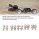 thumbnail image 3 of Tornillo de Cabeza de Bola, Ajuste Apretado de Repuesto, 10 Piezas de Tornillo de Cabeza de Bola de Coche RC para 144001 para 124010 PARA 124008 PARA 124019, 3 of 7