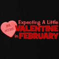 thumbnail image 2 of CafePress - Little Valentine February Maternity Dark T Shirt - Maternity Dark T-Shirt, 2 of 3