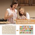 thumbnail image 1 of TIMIFIS Chocolate Mold 26 Letters and 10 Numbers Fondant Iy Chocolate Kitchen Gadgets, 1 of 8