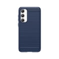 thumbnail image 1 of PANDACO Navy Brushed Metal Case for Samsung Galaxy S24 FE, 1 of 3