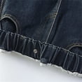 thumbnail image 5 of Afdoent Girls Jeans Casual Denim Pants Straight Leg Wide Trousers Loose Fit Style Autumn Children Long Pants Trendy Fashion Trousers 9-10 Years, 5 of 9