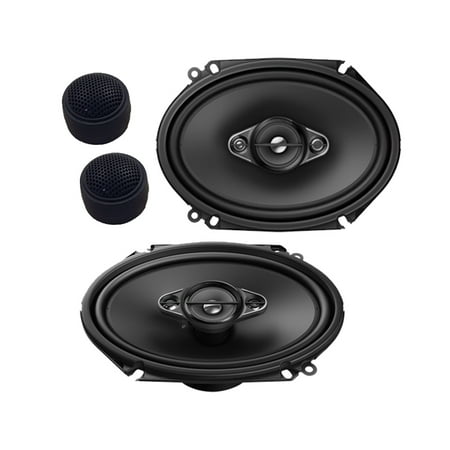 Pioneer Ts A6880f 4 Way 6x8 350 Watts Coaxial Speakers W Free
