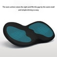 thumbnail image 6 of Yolispa Wedge Car Seat Cushion, Memory Foam Car Seat Pad for Car Seat Driver - Sciatica and Back Pain Relief for Driving(Black), 6 of 13