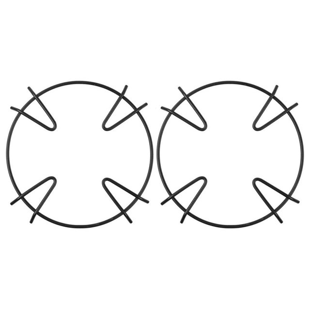Estante Universal Para Estufa De Gas, Soporte Para Wok De Hierro Fundido, Soporte Para Estufa De Cocina 2 Uds.
