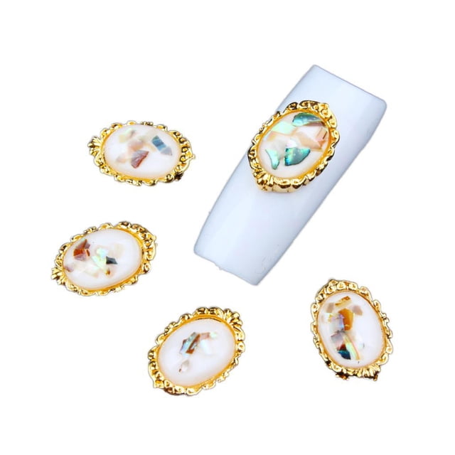 10pc Glitter 3D Rhinestone Crystal Decoración Nail shamjiam Nail Art Pegatina