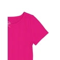 thumbnail image 3 of Wonder Nation Girls Short Sleeve Rib Tee, Sizes 4-18 & Plus, 3 of 3