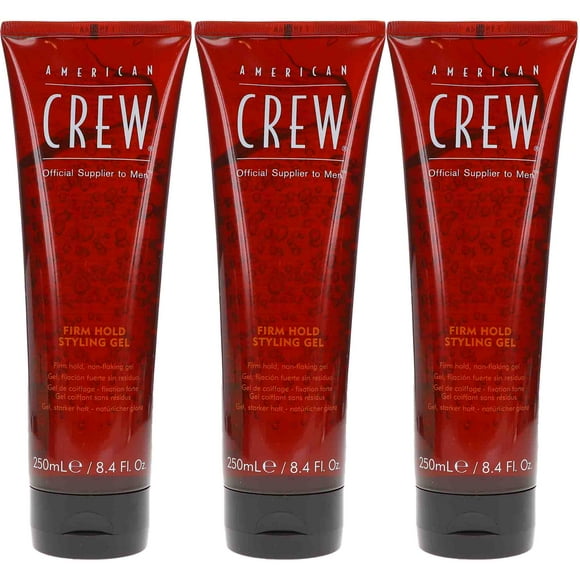 American Crew Firma Hold Styling Gel 8.4 oz 3 paquete American Crew American Crew Firma Hold Styling Gel 8.4 oz 3 paquete