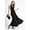 Black, variant on Women's Infinity Wrap Beach Dress - Midi Length, 24 Ways to Wear, One Size