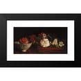 thumbnail image 2 of John La Farge 18x11 Black Modern Framed Museum Art Print Titled - Flowers on a Japanese Tray on a Mahogany Table, 2 of 5