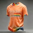 thumbnail image 2 of Pride Shirt for Men, Gay Pride Month LGBTQ+ Casual Crewneck Short Sleeve Summer Top, 2 of 4
