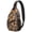 Halloween Pumpkins and-1, variant on Sling Backpack,Halloween Pumpkins Bats and Spider Webs Sling Bag with Water Bottle Holder,Waterproof Sling Bag for Men/Women with Headphone Jack for Hiking,Travel