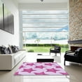 thumbnail image 6 of Ahgly Company Indoor Rectangle Patterned Blossom Pink Area Rugs, 6' x 9', 6 of 6