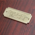 thumbnail image 5 of Personalized Antique Finish Door Sign Plaques: Custom brass name plates for home (office, classroom, bedroom, restroom); best home decor plaques, 5 of 6