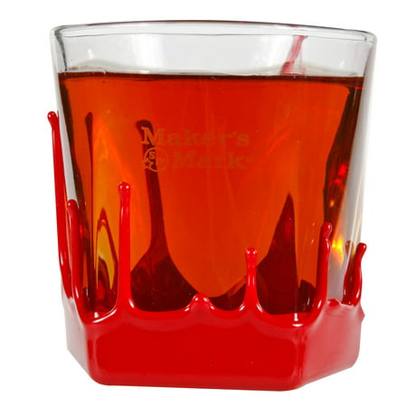 Maker's Mark Whisky Bourbon Red Wax Drips 9 oz. On The Rocks (Best Makers Mark Whiskey)