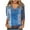 Blue Tops for Women_j, variant on CYMMPU Floral Printed 3/4 Length Sleeve Summer Fall Vintage Basic Tees Plus Size Tunic Tops Shirts V-Neck Business Work Blouses 2025 Clothes for Women Navy M