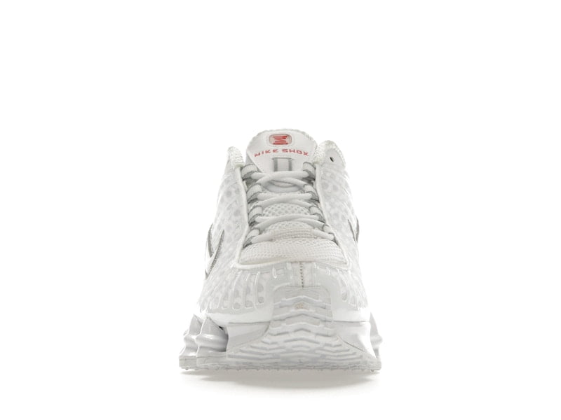 Nike Women's Shox TL White Metallic Silver Max Orange Running