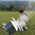 thumbnail image 3 of Ventilador Camping con Luz, Ventilador Recargable, Ventilador Alimentado por USB con Luz y Gancho, Ventilador Tienda para Ventilador de Camping, Ventilador Mesa Multifuncional A, 3 of 8