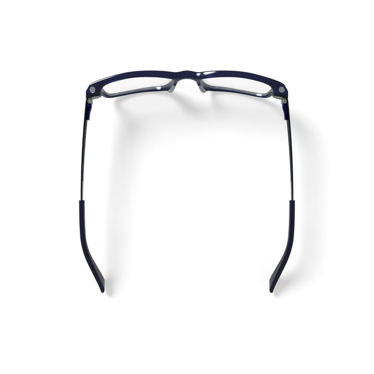 EasyClip Men's Full Rim Eyeglasses with Clip-On Sunglasses, EC318, Blue, 52-17-140, with Case - Walmart.com EasyClip Men's Full Rim Eyeglasses with Clip-On Sunglasses, EC318, Blue, 52-17-140, with Case - Walmart.com