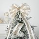 thumbnail image 1 of Ribbon Bow Decoration Tree Party Gift Box, Polyester Gold Ribbon, DIY Christmas Tree Decoration, Festive Party Supplies, Holiday Home Decor, Foldable Ribbon Bow, Lightweight Polyester Material, for, 1 of 9