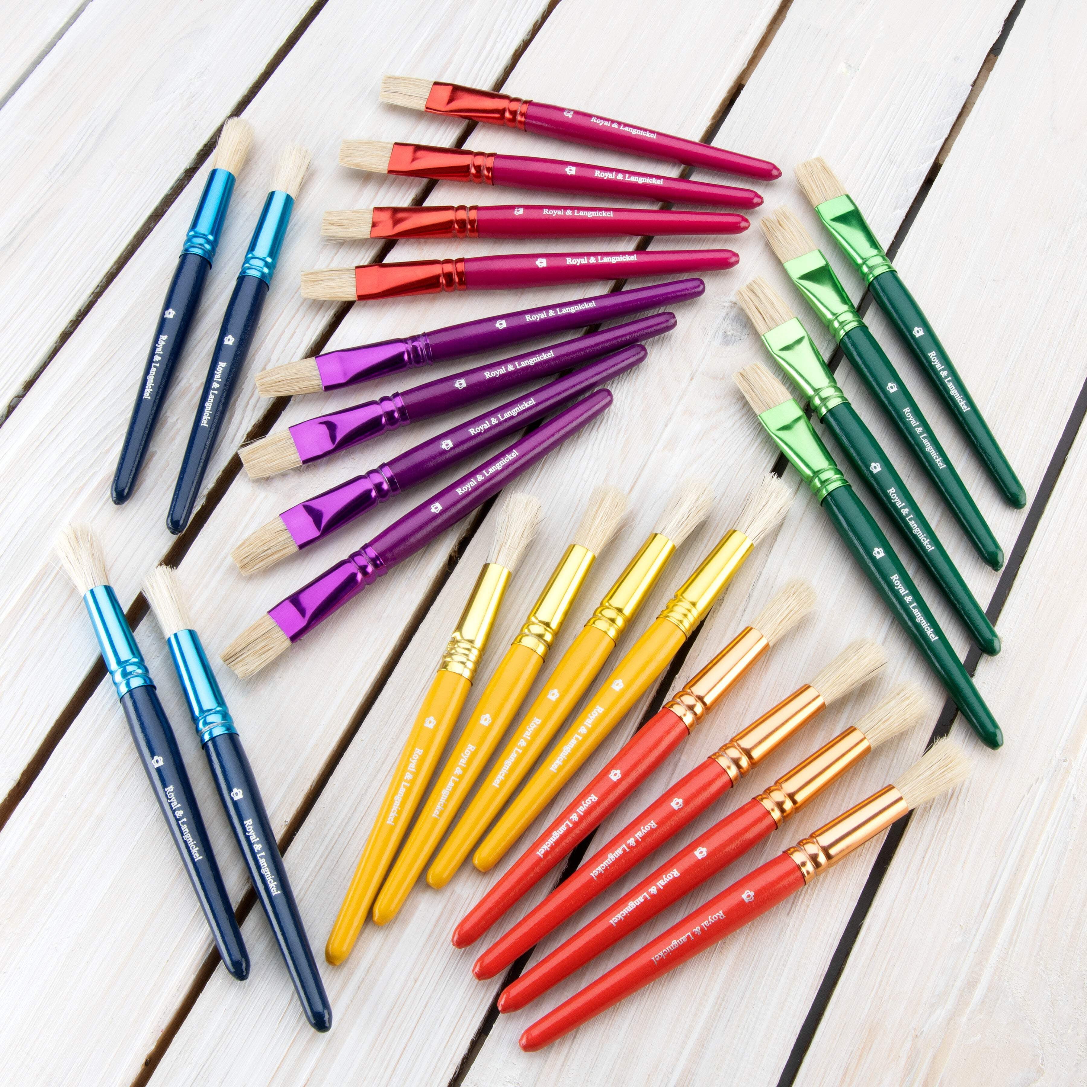 RCVP-107 | 24pc Chubby Early Learning Brush Classroom Value Pack