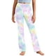thumbnail image 1 of Odeerbi 2-13 Años Niñas Pantalones de Yoga de Pierna Ancha Tie-Dye Entrenamiento Baile Pantalones Deportivos Lindos Elasticidad Cintura Alta Pantalones de Pierna Recta, 1 of 9