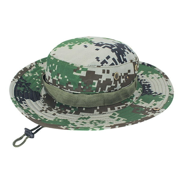 Adjustable Cap Camouflage Boonie Hats Nepalese Cap Mens Fisherman Hat 