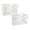 A 2PCS, variant on Extra Large Zippered Storage For Home Organization Portable Handled Fabric Container For Bedding Seasonal Items
