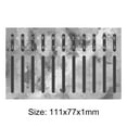 thumbnail image 3 of Kalimba Pegatina Kalimba Pegatina Tnstrumento Musical Kalimba 21 Key Sticker Thumb Piano Calcomanías Escala Logo Pegatinas (Gris Negro), 3 of 3