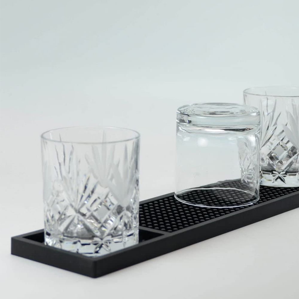 Lot De 3 Tapis Pour Bar Mat Antidérapant Égouttoir à Vaisselle , Pour