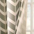thumbnail image 2 of Alex Chevron Printed Grommet Top Panel Pair Yellow 84" Panel, 2 of 4
